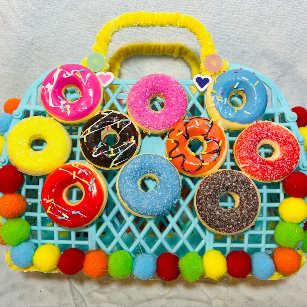 DW Home Donut-Themed Kids Bag with Colorful Accents